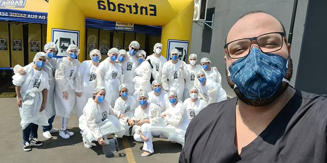 Imagem da Galeria da Notícia: ALUNOS DA FEF PARTICIPAM DO PROGRAMA SAÚDE NA ESTRADA