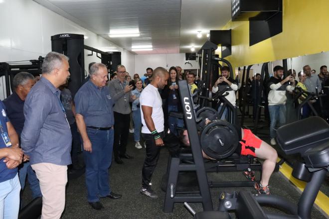 Imagem da Galeria da Notícia: FEF inaugura Academia Escola em parceria com a Lion Fitness e New Cycle