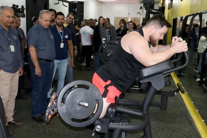 Imagem da Galeria da Notícia: FEF inaugura Academia Escola em parceria com a Lion Fitness e New Cycle