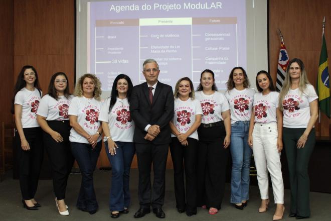 Imagem da Galeria da Notícia: Projeto OAB para Elas promove palestra sobre feminicídio na FEF
