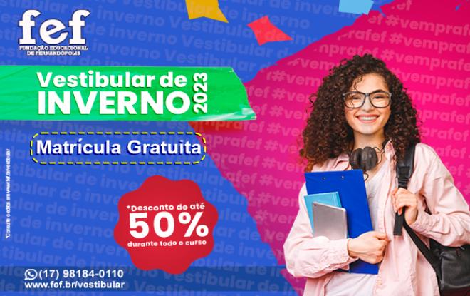 Imagem da Galeria da Notícia: FEF abre inscrições para Transferência e Vestibular de Inverno 2023