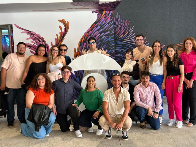 Imagem da Notícia: Alunos do curso de Jornalismo da FEF participam do programa Altas Horas